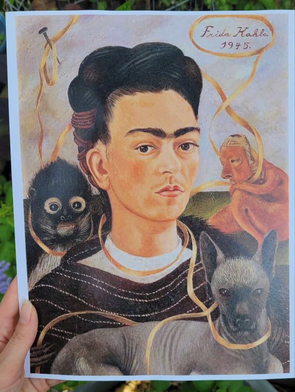 Frida Kahlo Art Print - Multicolor Portrait